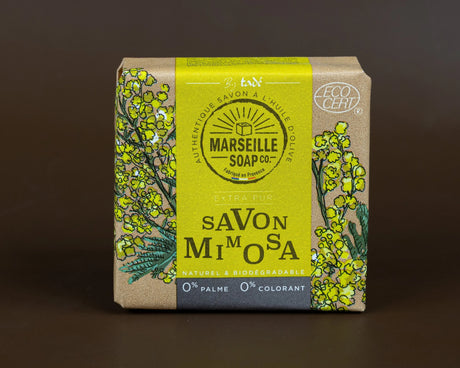 TADÉ PAYS DU LEVANT Mimosa Marseille Soap with Olive Oil | 100g French Soaps UK