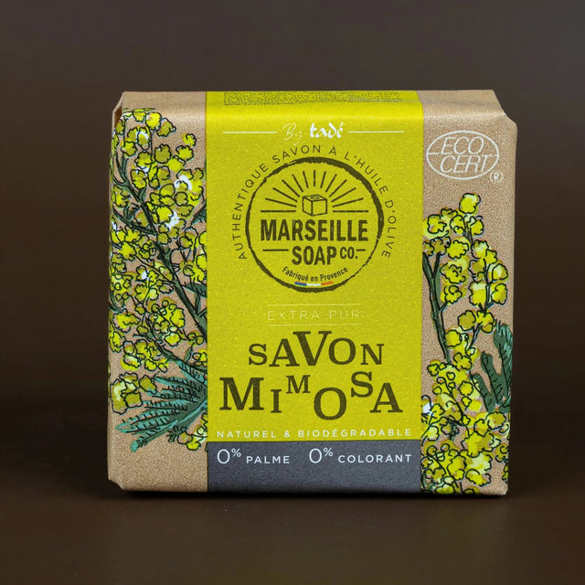 TADÉ PAYS DU LEVANT Mimosa Marseille Soap with Olive Oil | 100g French Soaps UK