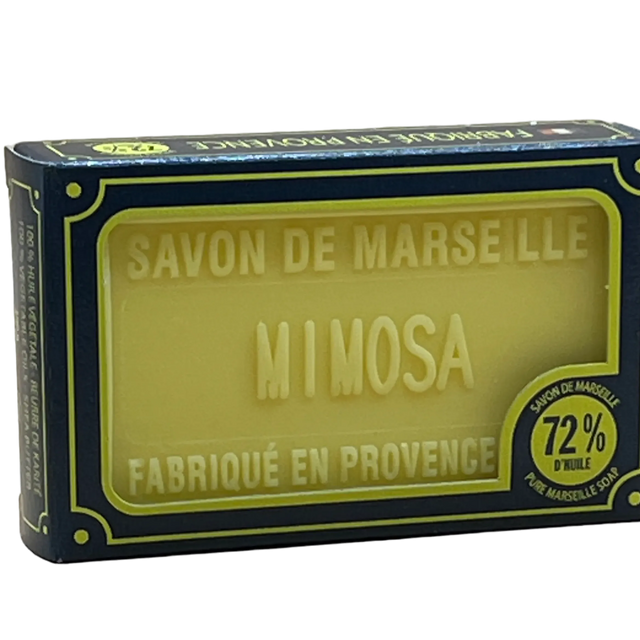 BLEU JAUNE Mimosa, Marseille Soap with Shea Butter | 100g French Soaps UK