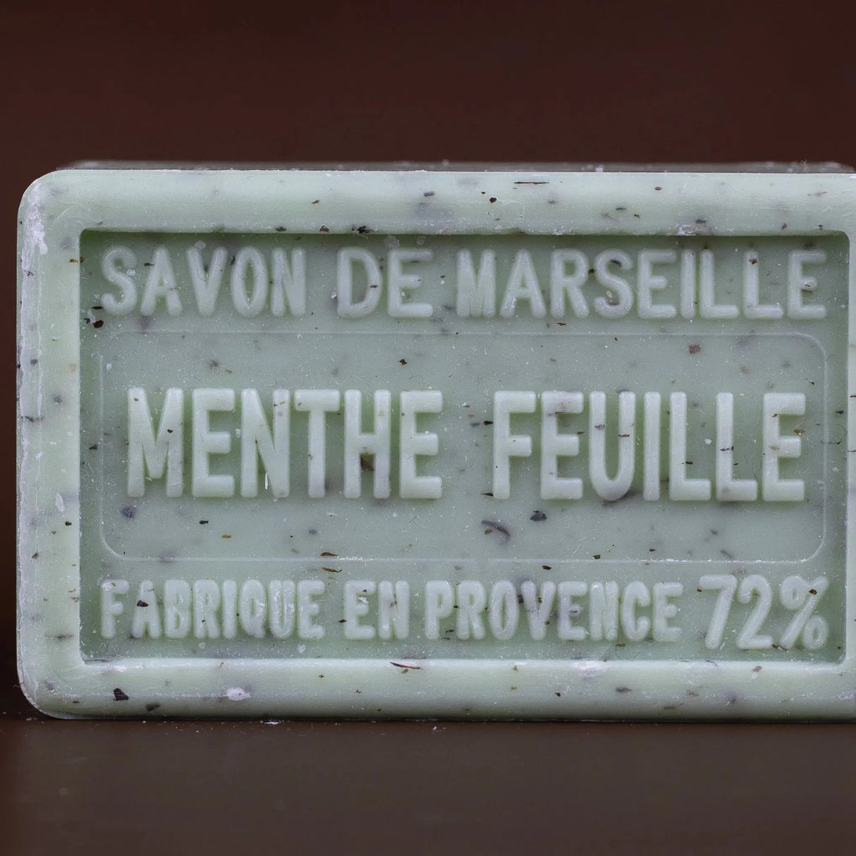BLEU JAUNE Mint Leaf, Exfoliating Marseille Soap with Shea Butter | 100g French Soaps UK