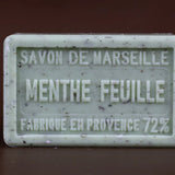 BLEU JAUNE Mint Leaf, Exfoliating Marseille Soap with Shea Butter | 100g French Soaps UK