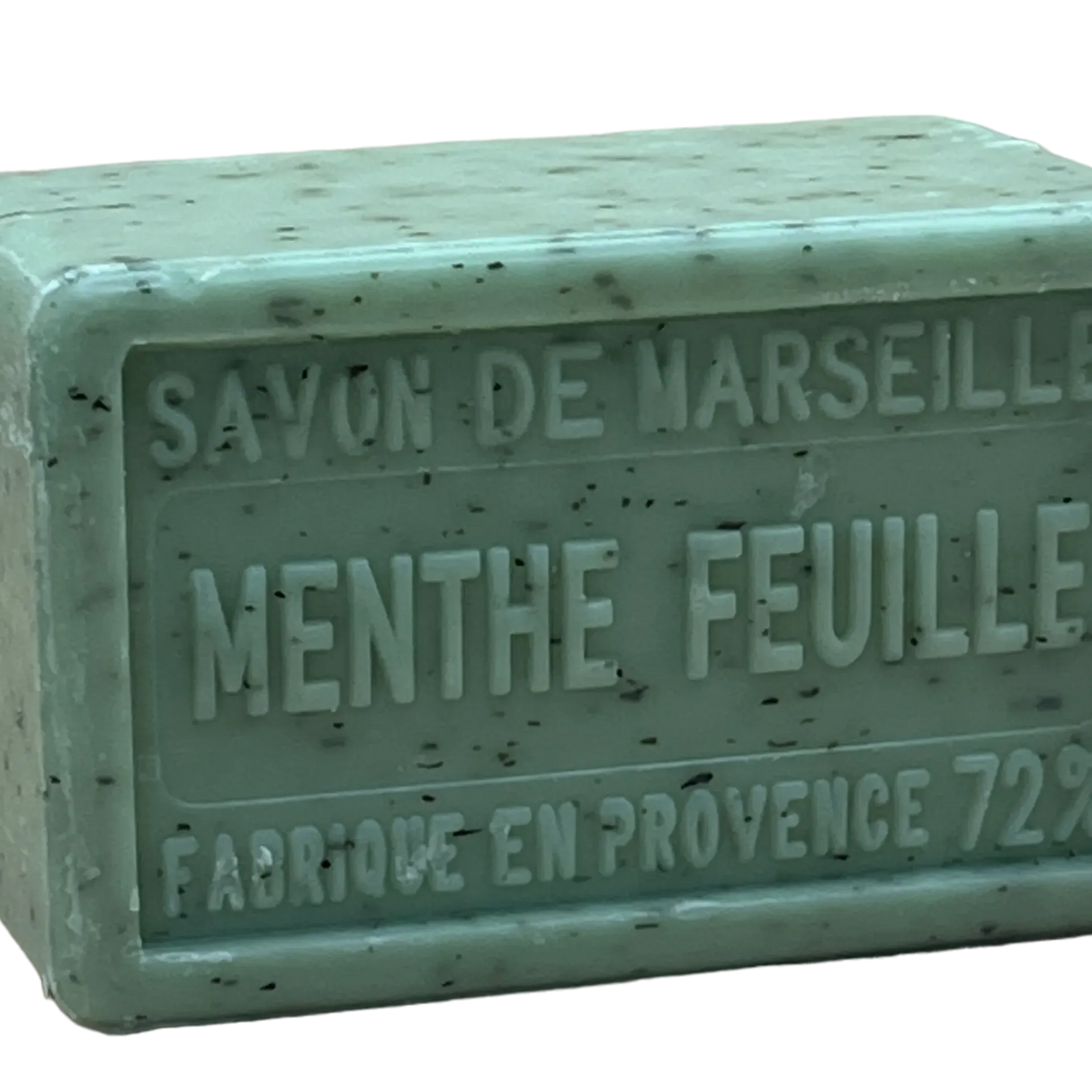 BLEU JAUNE Mint Leaf, Exfoliating Marseille Bath & Shower Bar | 250g French Soaps UK