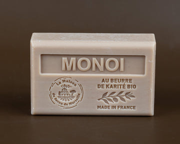 Monoi (Gardenia) French Soap with Organic Shea Butter, 125g