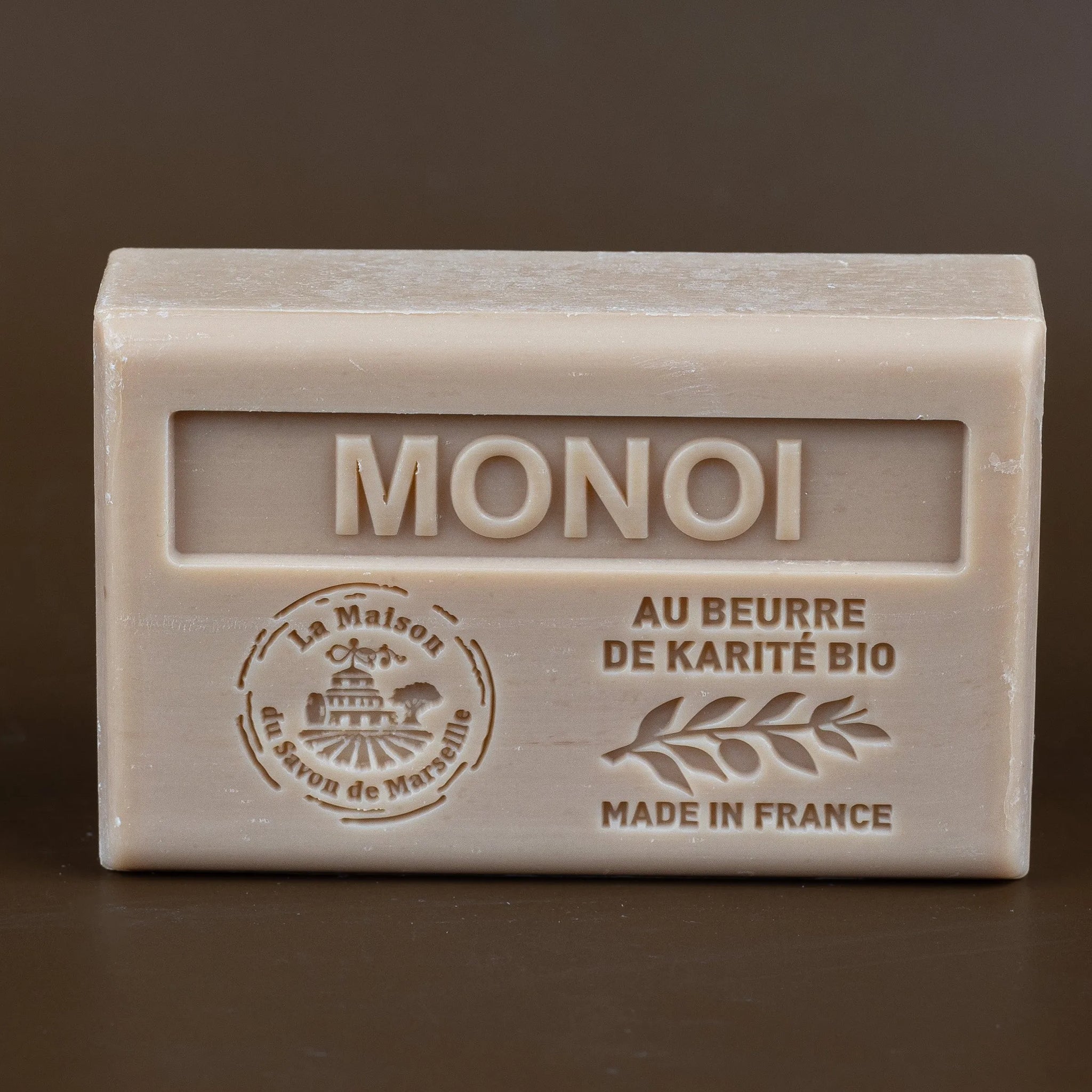 La Maison du Savon de Marseille Monoi (Gardenia) French Soap with Organic Shea Butter, 125g French Soaps UK