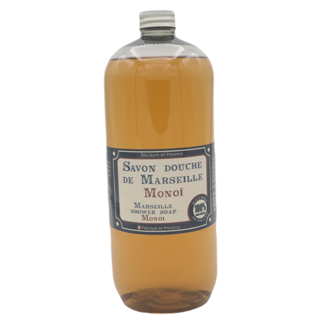 BLEU JAUNE Monoi (Gardenia), Marseille Liquid Soap | 1L French Soaps UK