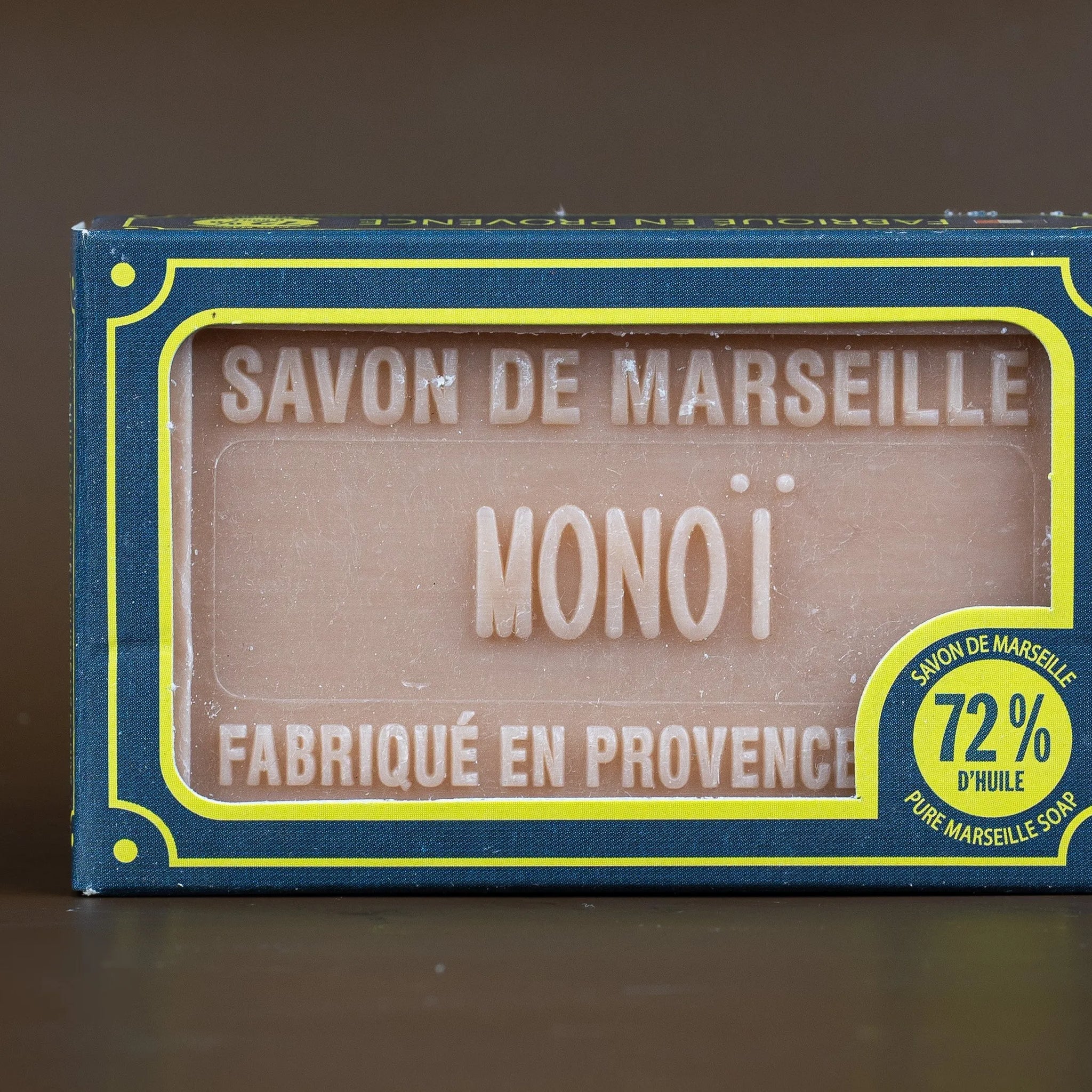 BLEU JAUNE Monoi (Gardenia) Marseille Soap with Shea Butter 100g French Soaps UK