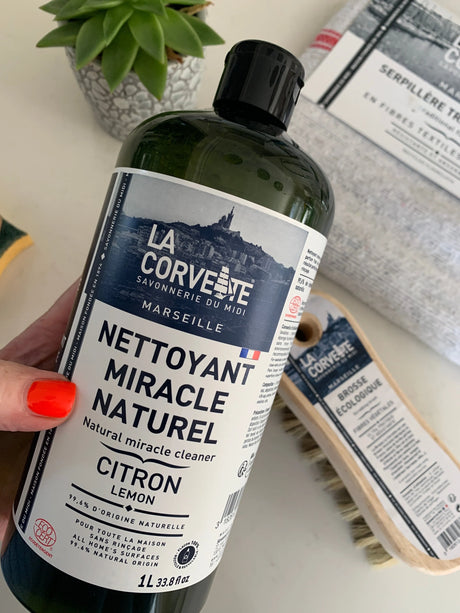 LA CORVETTE Multipurpose 'Miracle' Cleaner, Lemon, | 1L French Soaps UK
