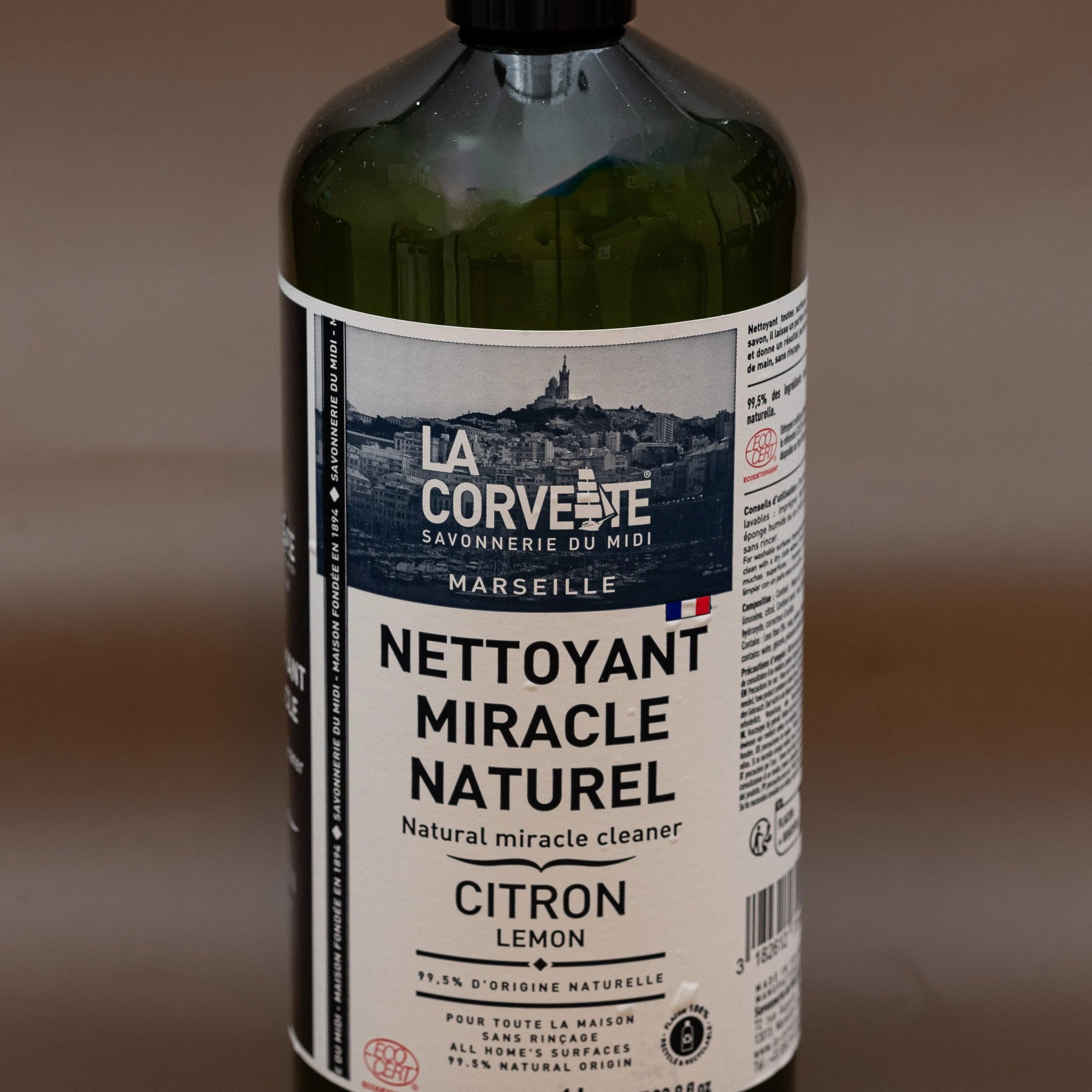 LA CORVETTE Multipurpose 'Miracle' Cleaner, Lemon, | 1L French Soaps UK
