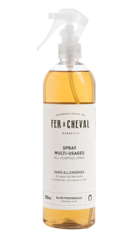 FER A CHEVAL Multipurpose Spray with Marseille Soap | 500ml French Soaps UK