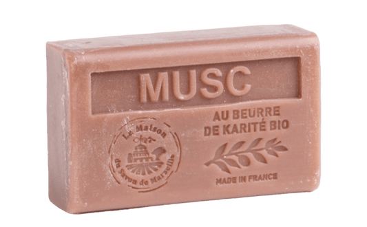 Musk, French Soap with Organic Shea Butter, 125g