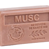 La Maison du Savon de Marseille Musk, French Soap with Organic Shea Butter, 125g French Soaps UK
