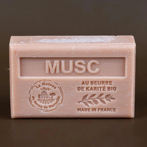 La Maison du Savon de Marseille Musk, French Soap with Organic Shea Butter, 125g French Soaps UK