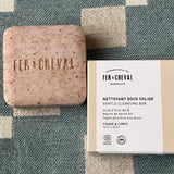 FER A CHEVAL Natural Cleansing Bar for Face & Body, Olive Oil & Shea Butter French Soaps UK