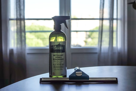 LA CORVETTE Natural Glass Cleaner with Organic Sage | 750ml French Soaps UK