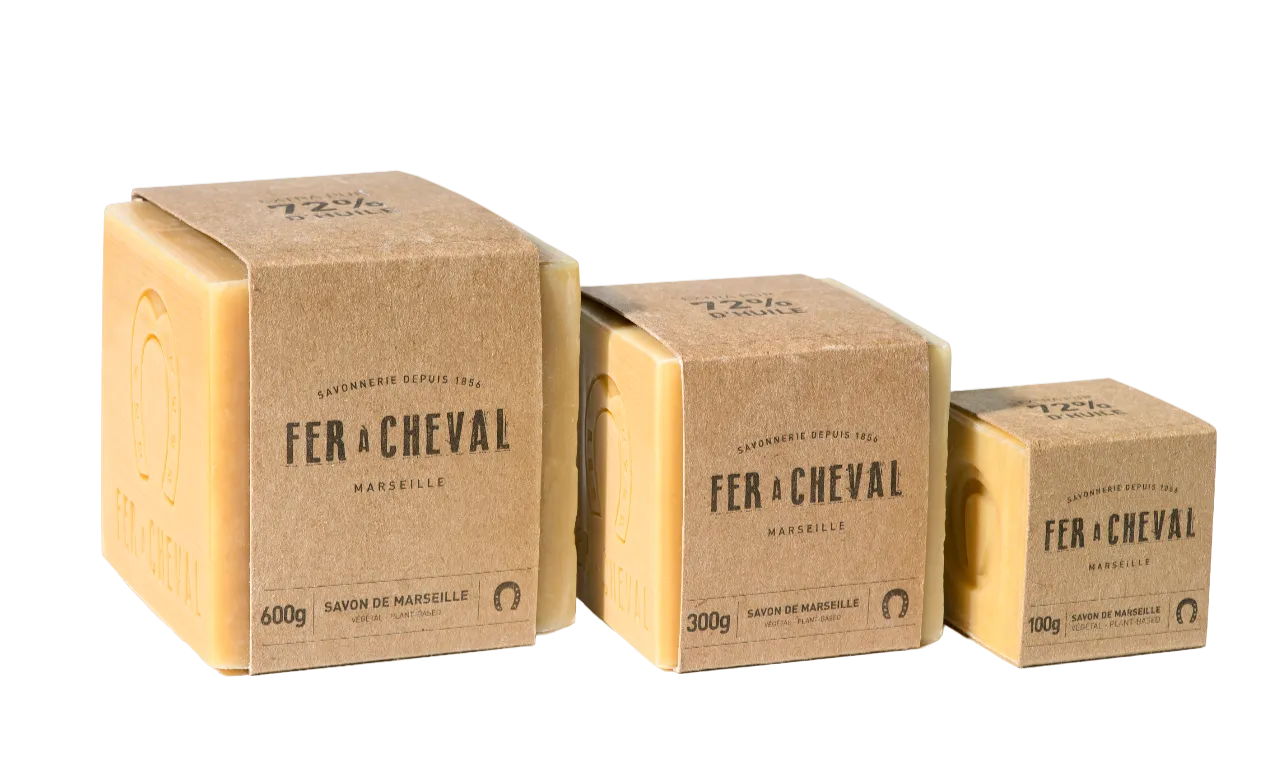 FER A CHEVAL Natural Savon de Marseille Cube | 100g French Soaps UK