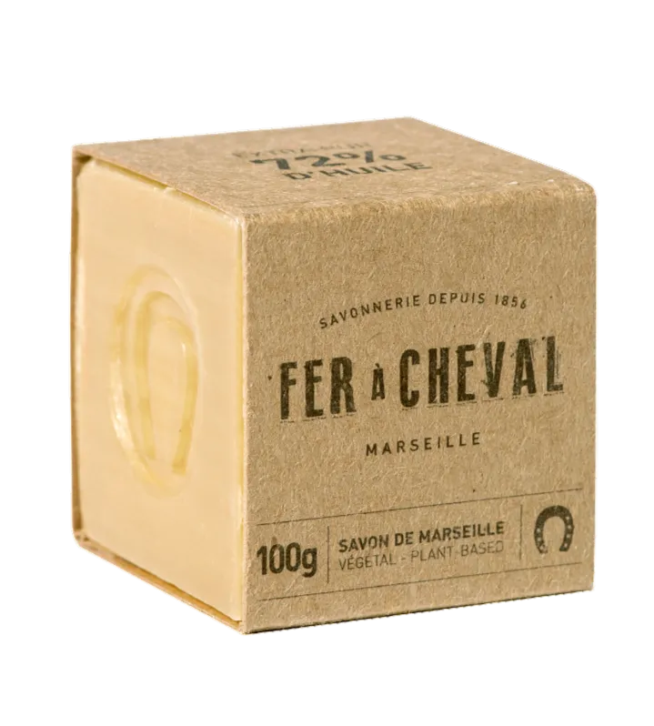 FER A CHEVAL Natural Savon de Marseille Cube | 100g French Soaps UK