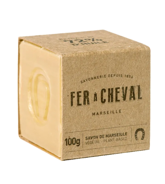 FER A CHEVAL Natural Savon de Marseille Cube | 100g French Soaps UK