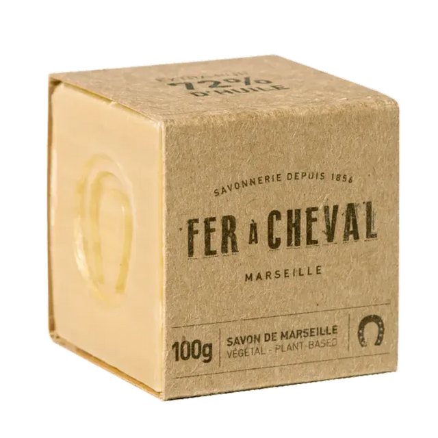 FER A CHEVAL Natural Savon de Marseille Cube | 100g French Soaps UK