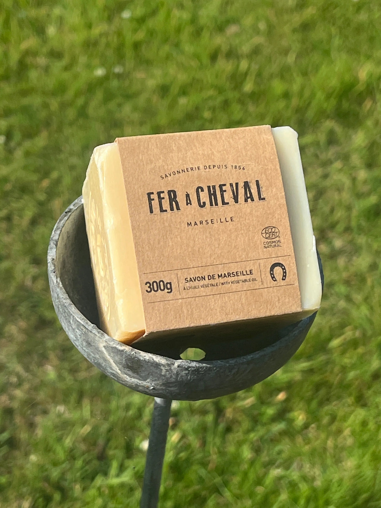 FER A CHEVAL Natural Savon de Marseille Cube | 300g French Soaps UK