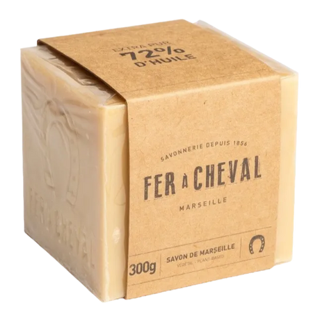 FER A CHEVAL Natural Savon de Marseille Cube | 300g French Soaps UK