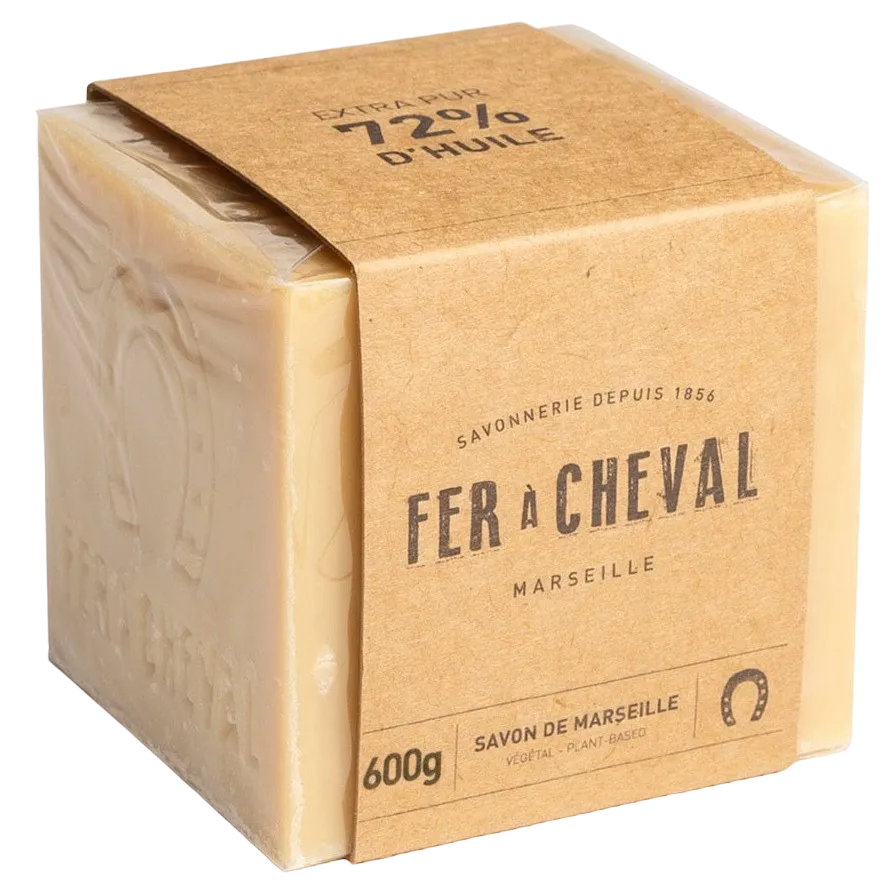 FER A CHEVAL Natural Savon de Marseille Cube | 600g French Soaps UK