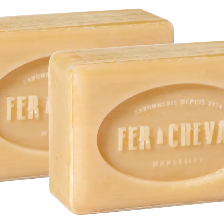 FER A CHEVAL Natural Savonnettes de Marseille, 250g Twin Pack French Soaps UK