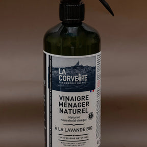 LA CORVETTE Natural Vinegar Limescale Spray with Organic Lavender | 750ml French Soaps UK