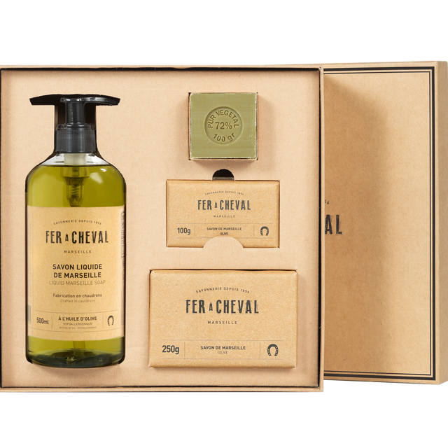 FER A CHEVAL Olive Gift Box French Soaps UK