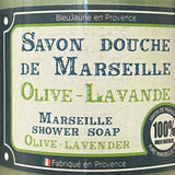 BLEU JAUNE Olive & Lavender, Marseille Liquid Soap | 1L French Soaps UK