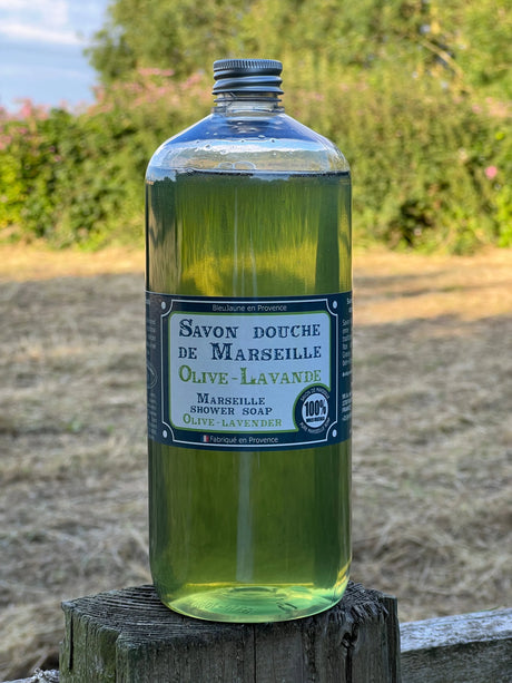 BLEU JAUNE Olive & Lavender, Marseille Liquid Soap | 1L French Soaps UK