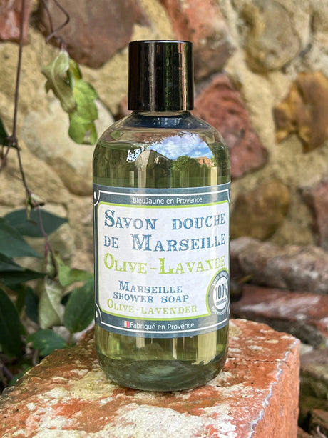 BLEU JAUNE Olive & Lavender, Marseille Liquid Soap | 250ml French Soaps UK
