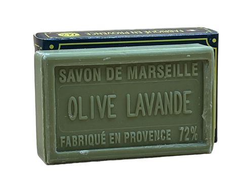 BLEU JAUNE Olive & Lavender, Marseille Soap with Shea Butter | 100g French Soaps UK
