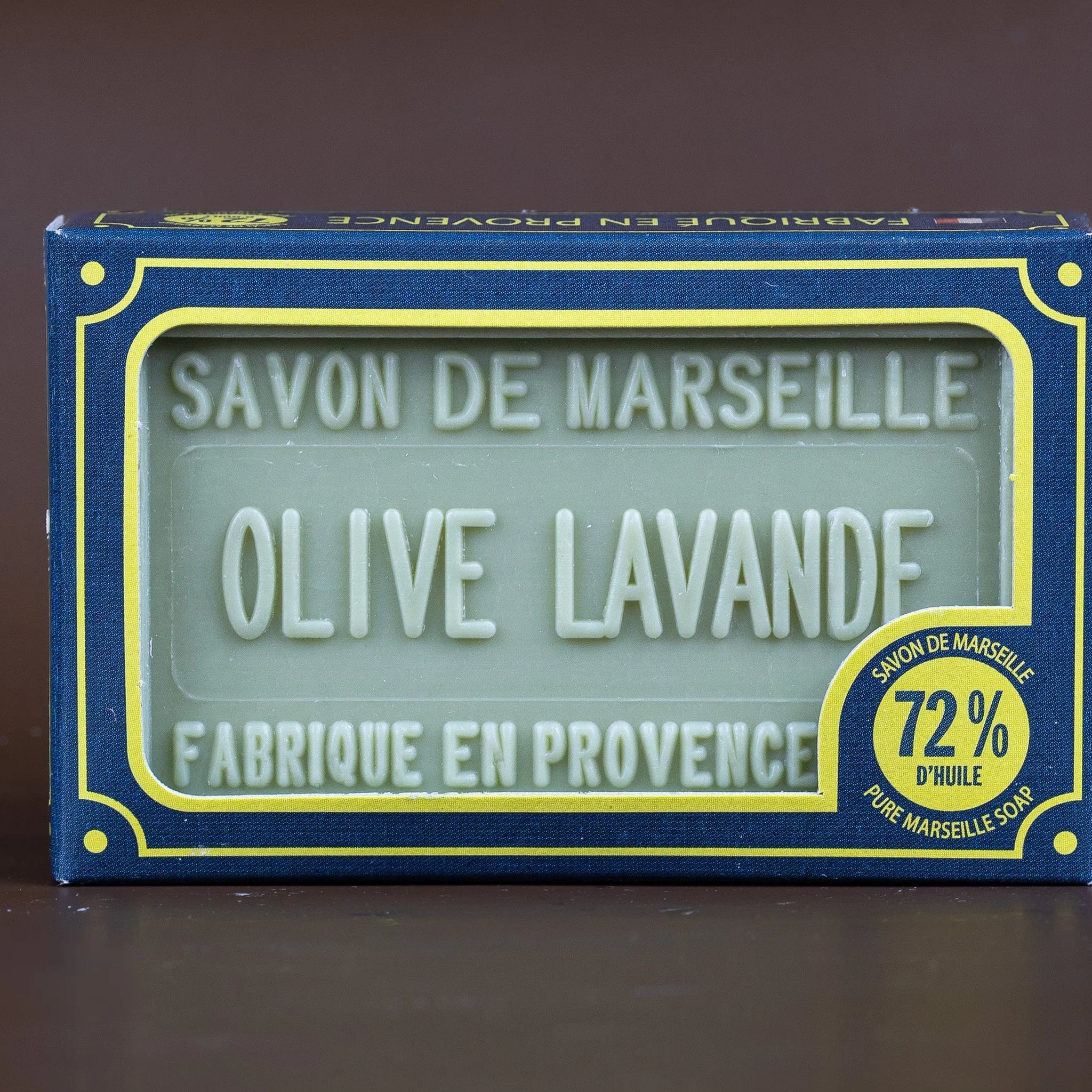 BLEU JAUNE Olive & Lavender, Marseille Soap with Shea Butter | 100g French Soaps UK