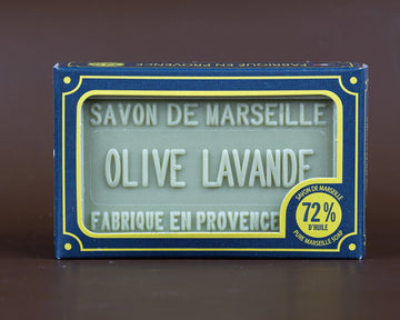 BLEU JAUNE Olive & Lavender, Marseille Soap with Shea Butter | 100g French Soaps UK