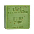 LE CHATELARD 1802 Olive Leaf Exfoliating Marseille Soap, 72% Coconut, Olive and Almond Oil, 100g |  PALM FREE French Soaps UK