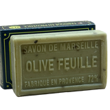 BLEU JAUNE Olive Leaf, Exfoliating Marseille Soap with Shea Butter | 100g French Soaps UK