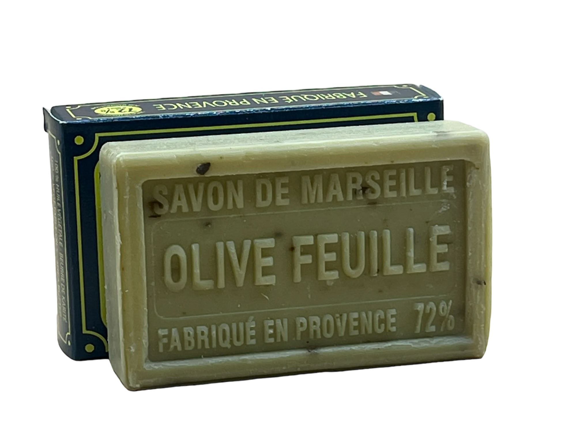 BLEU JAUNE Olive Leaf, Exfoliating Marseille Soap with Shea Butter | 100g French Soaps UK