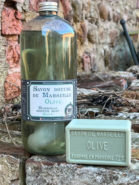 BLEU JAUNE Olive, Marseille Liquid Soap | 1L French Soaps UK