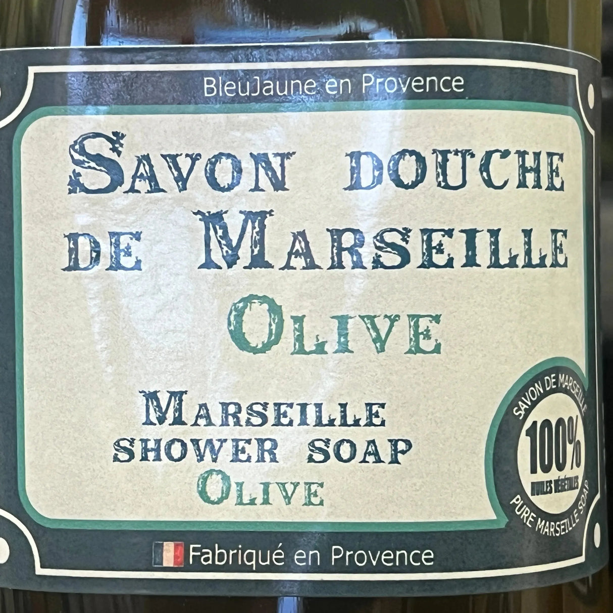 BLEU JAUNE Olive, Marseille Liquid Soap | 1L French Soaps UK