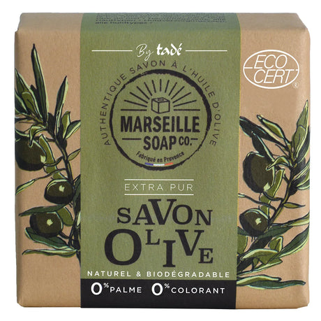 TADÉ PAYS DU LEVANT Olive Marseille Soap with Olive Oil | 100g French Soaps UK