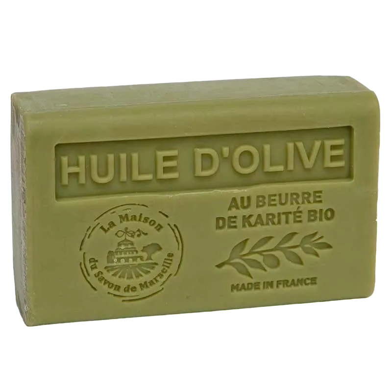 La Maison du Savon de Marseille Olive Oil French Soap with Organic Shea Butter, 125g French Soaps UK