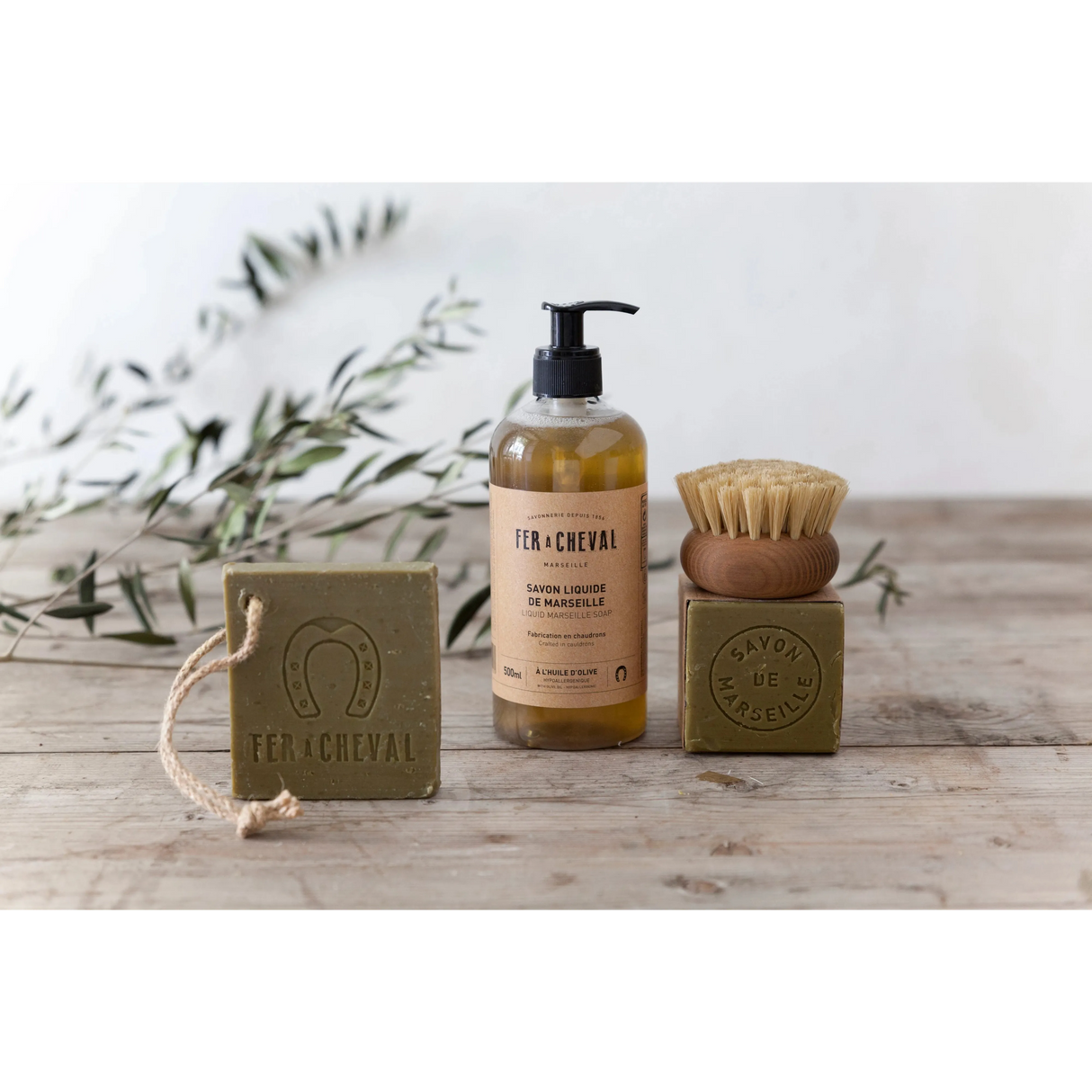 FER A CHEVAL Olive Oil Liquid Marseille Soap | 1L French Soaps UK