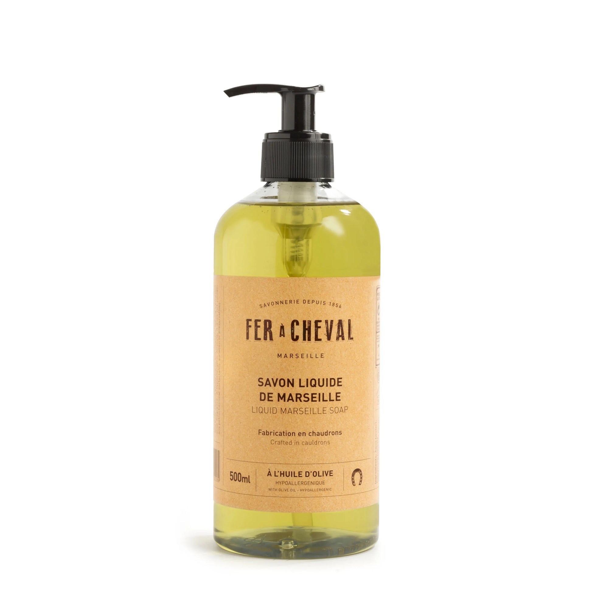 FER A CHEVAL Olive Oil Liquid Marseille Soap | 500ml French Soaps UK
