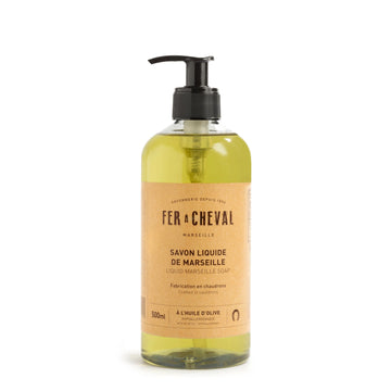 FER A CHEVAL Olive Oil Liquid Marseille Soap | 500ml French Soaps UK