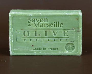 LE CHATELARD 1802 Olive Savon de Provence, enriched with Olive Leaves & Sweet Almond Oil | 100g French Soaps UK
