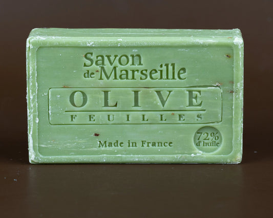 LE CHATELARD 1802 Olive Savon de Provence, enriched with Olive Leaves & Sweet Almond Oil | 100g French Soaps UK