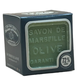 BLEU JAUNE Olive, Shea Butter Fragranced Marseille Cube, 72% | 100g French Soaps UK