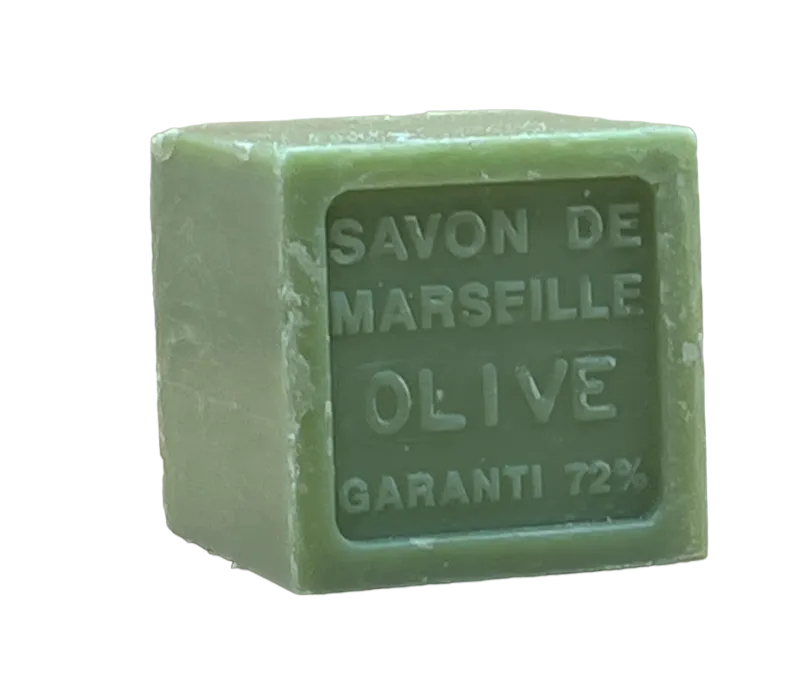 BLEU JAUNE Olive, Shea Butter Fragranced Marseille Cube, 72% | 100g French Soaps UK
