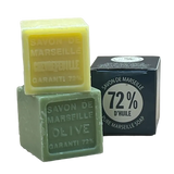 BLEU JAUNE Olive, Shea Butter Fragranced Marseille Cube, 72% | 100g French Soaps UK