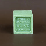BLEU JAUNE Olive, Shea Butter Fragranced Marseille Cube, 72% | 100g French Soaps UK